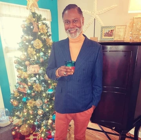 VTG Blue Pinstripe Double-Breasted Wool Blazer / Sportcoat, 42L - Picture 9 of 11